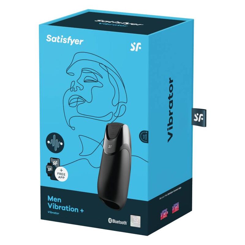 Satisfyer Men Vibration+ Black vibrerande onaniprodukt