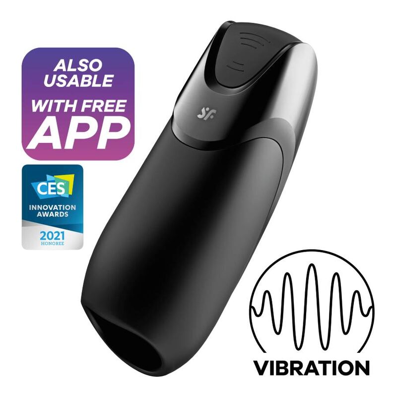 Satisfyer Men Vibration+ Black vibrerande onaniprodukt