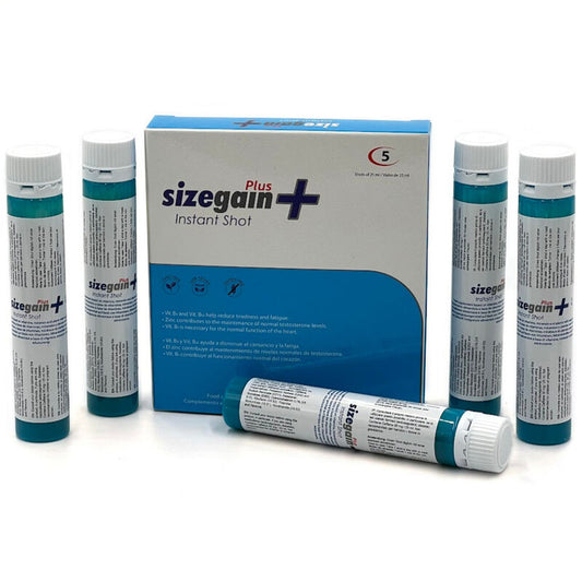SizeGain Plus Instant Shot manlig energisator 5 enheter