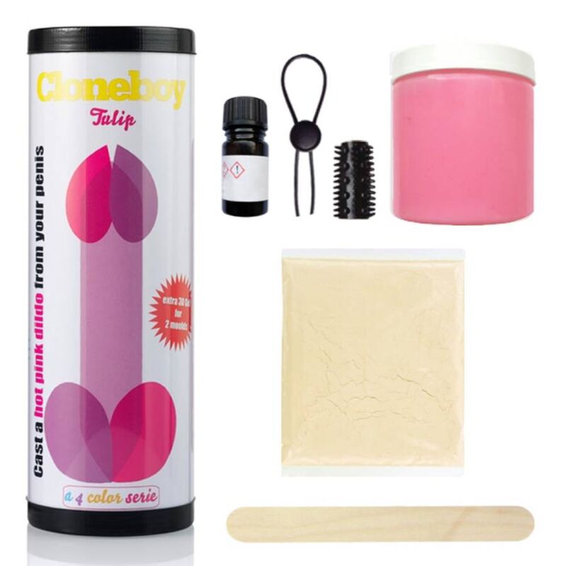 Cloneboy Tulip Intense Pink dildo kit