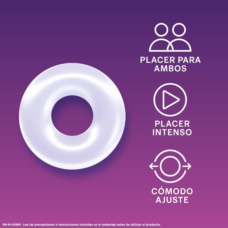 Durex Pleasure Penis Ring för ökad njutning