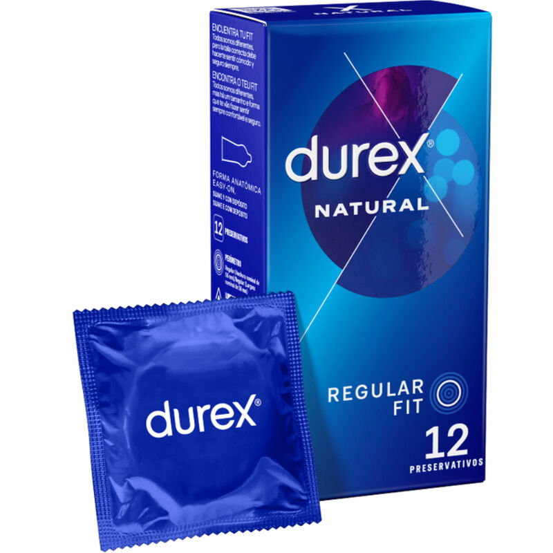 Durex Natural Plus kondomer 12 enheter