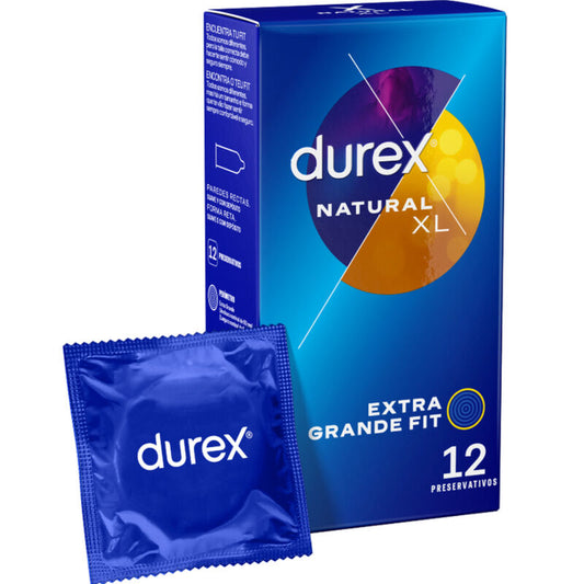 Durex Natural XL kondomer, 12 enheter