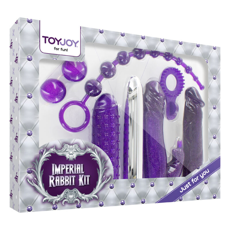 TOYJOY Imperial Rabbit Kit i lila och silver