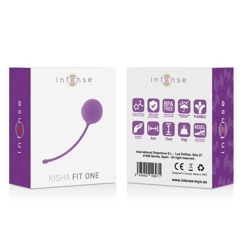 INTENSE Kisha Fit One Kegel bollar i lila silikon