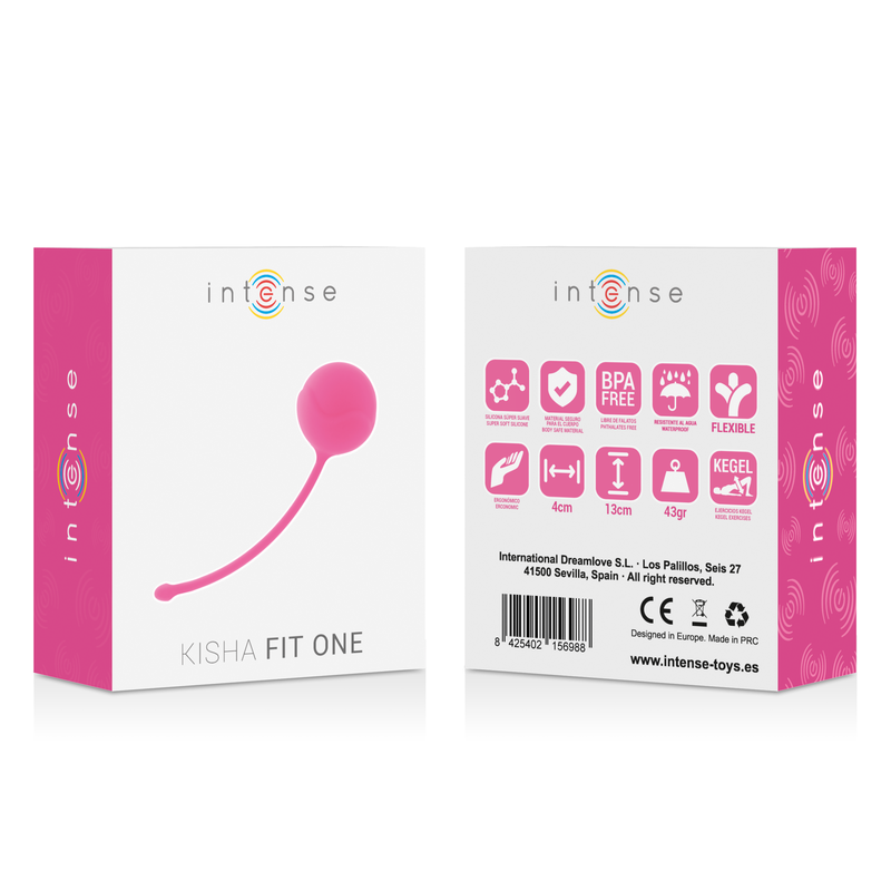 INTENSE Kisha Fit One silikon kegel bollar i fuchsia