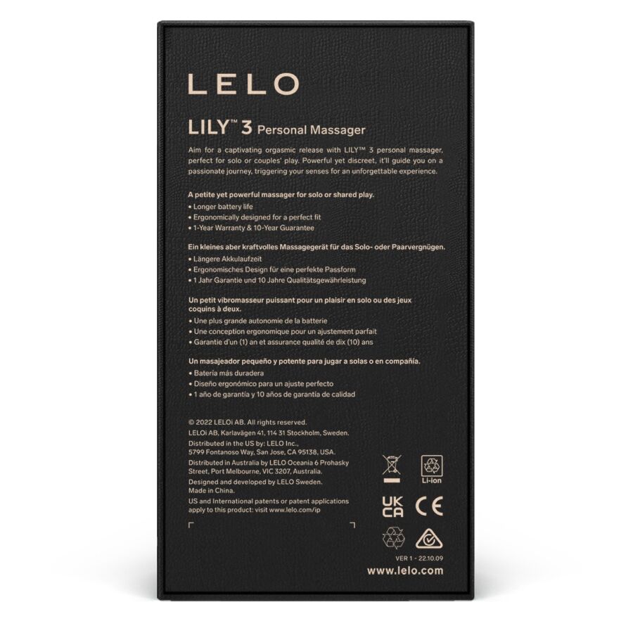LELO LILY 3 personlig massageapparat i lilac