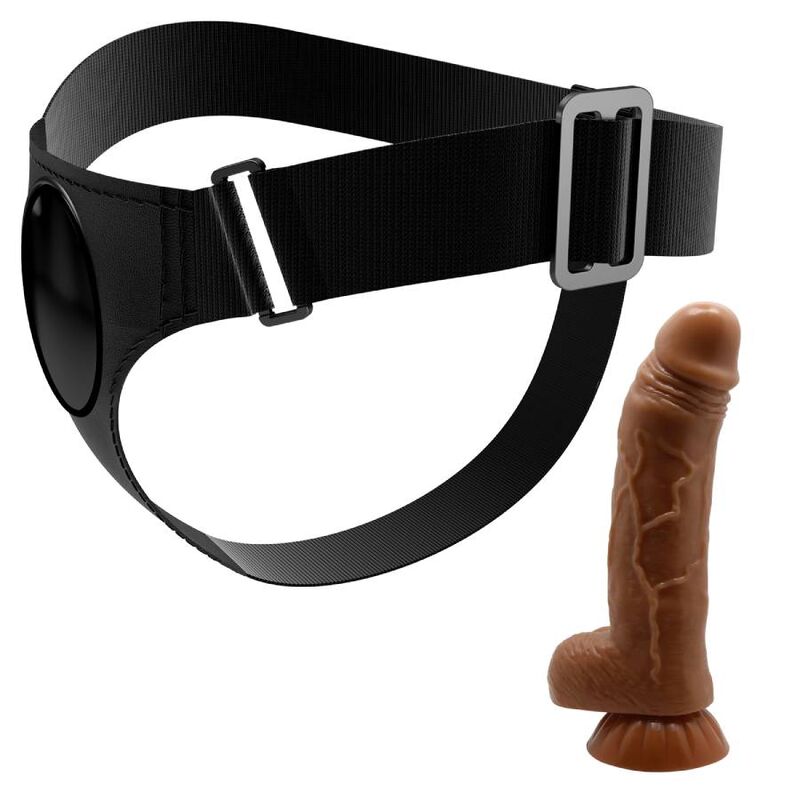 PRETTY LOVE Harness Briefs med Dildo Micheal 20 cm Svart