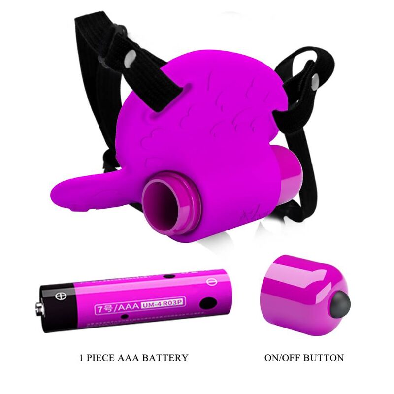 PRETTY LOVE - HEARTBEAT KLITORIS MASSAGER 10 VIBRATIONS LÄGEN LILA
