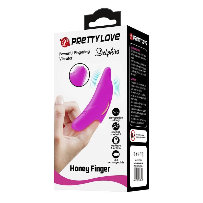 Pretty Love Delphini lila fingerstimulator