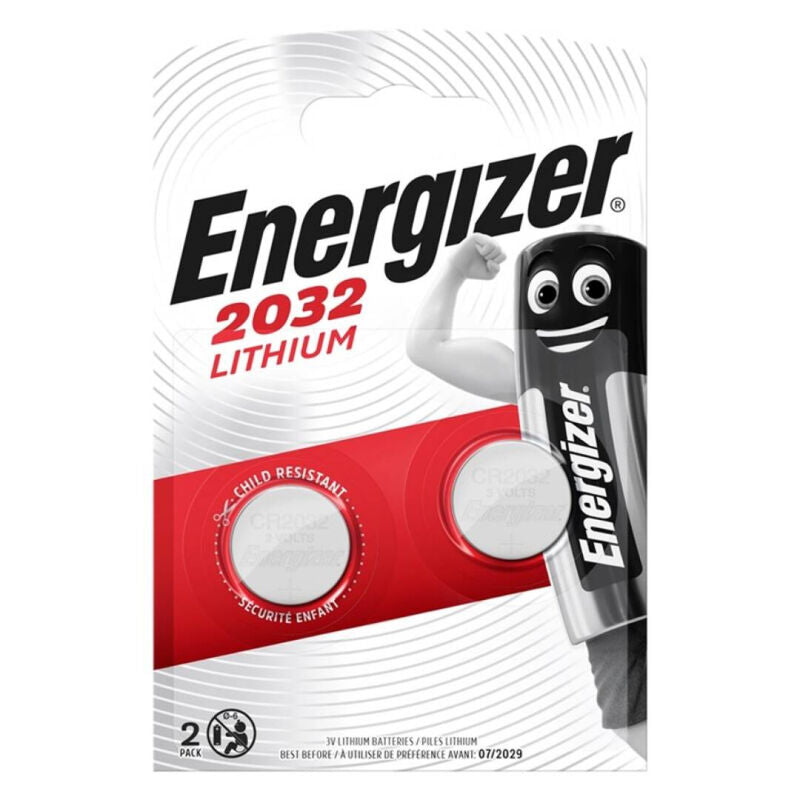 Energizer CR2032 litiumknappcell 3V 2-pack
