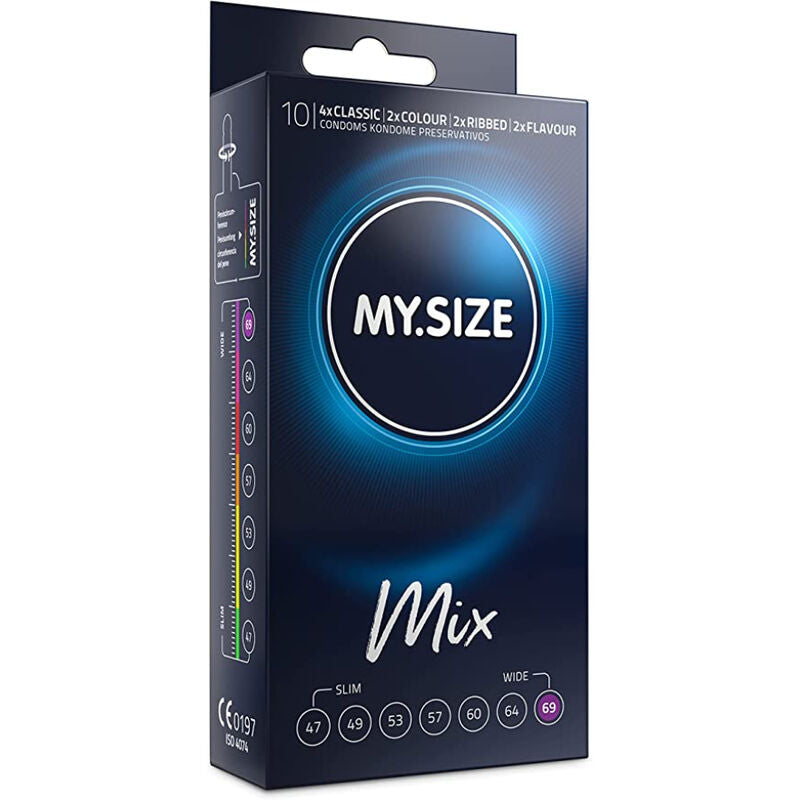 MY SIZE - MIXKONDOMER 69 MM 10 ENHETER