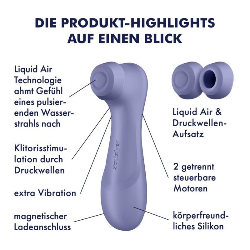 SATISFYER - pRO 2 GENERATION 3 LIQUID AIR TECHNOLOGY LILAC