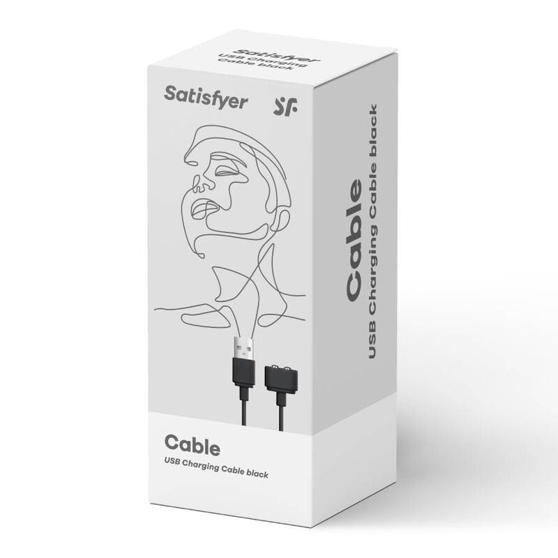 Satisfyer laddningskabel svart