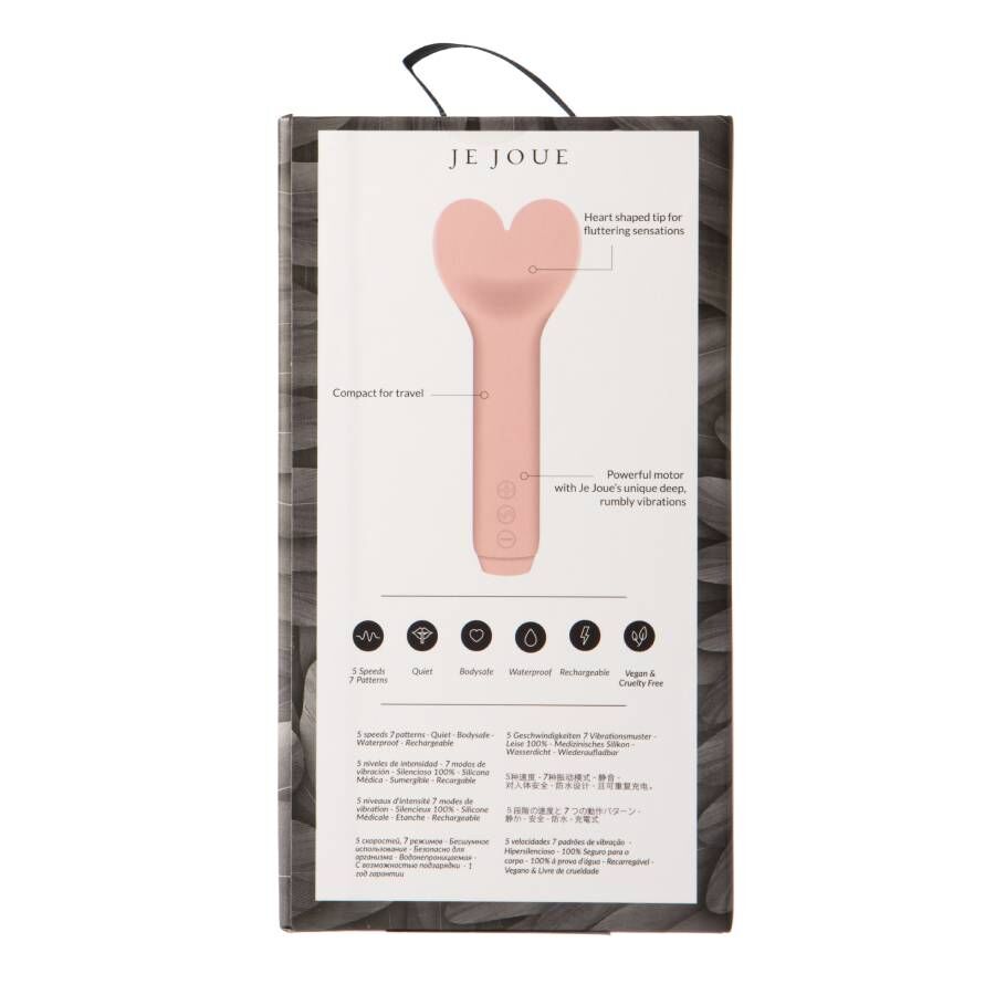 JE JOUE Amour Bullet Pale Rosette vibrator med hjärtformad spets