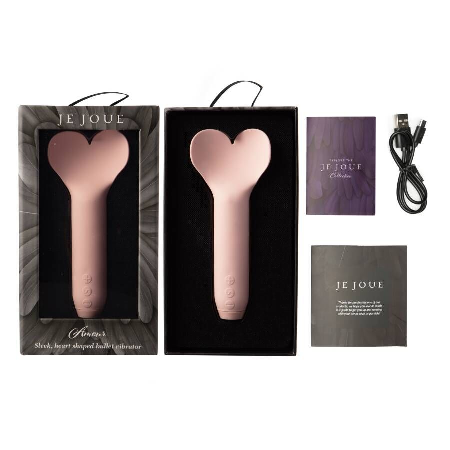 JE JOUE Amour Bullet Pale Rosette vibrator med hjärtformad spets