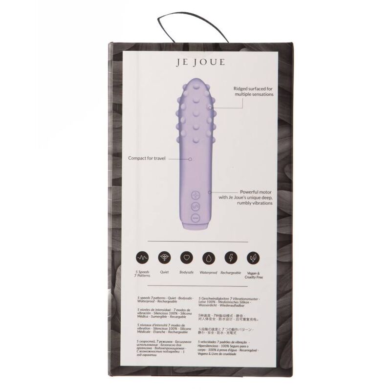 JE JOUE Duet Bullet Vibrator i lila färg