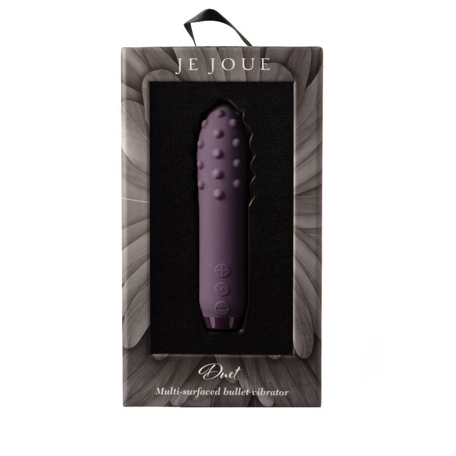 JE JOUE Duet Bullet Vibrator i lila färg