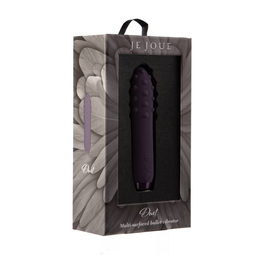 JE JOUE Duet Bullet Vibrator i lila färg