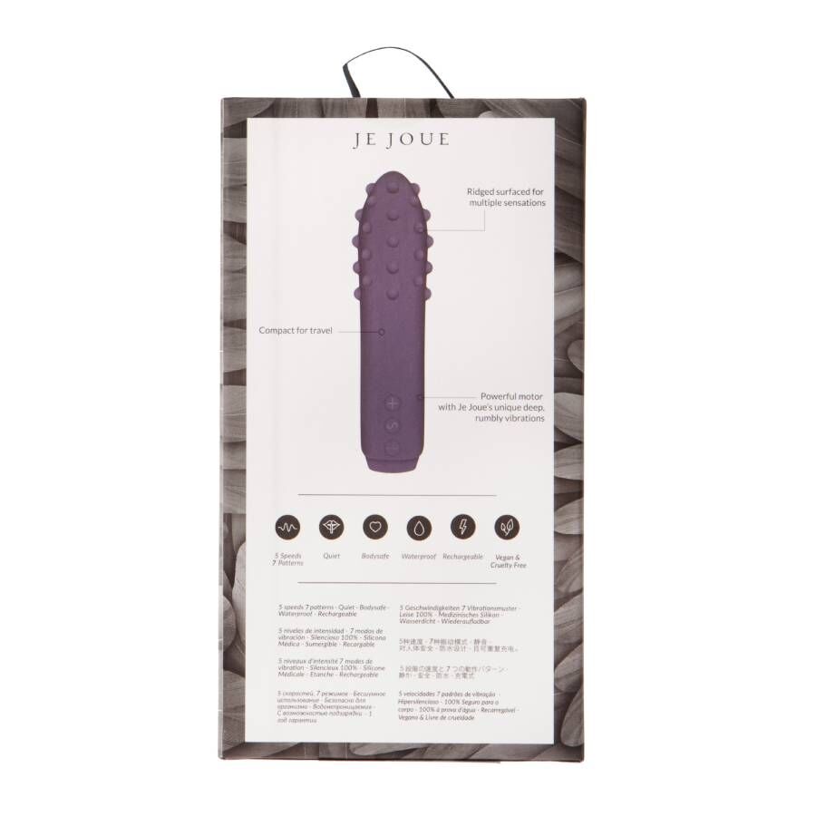 JE JOUE Duet Bullet Vibrator i lila färg