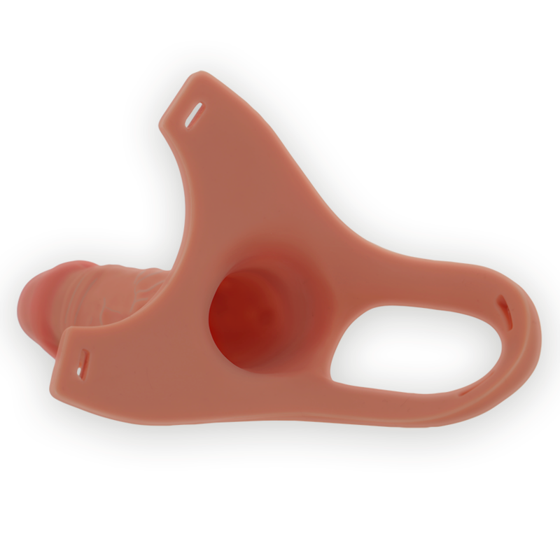 INTENSE - HOLLOW HARNESS MED SILIKON DILDO 16 X 3,5 CM