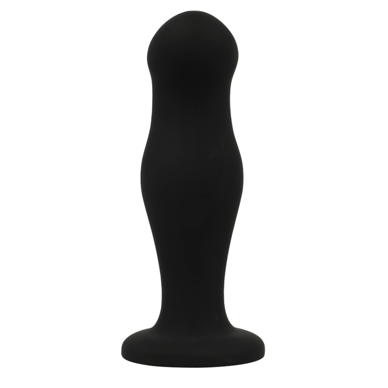 BLACK&SILVER - SEAN PLUG ANAL PREMIUM SILIKON SVART
