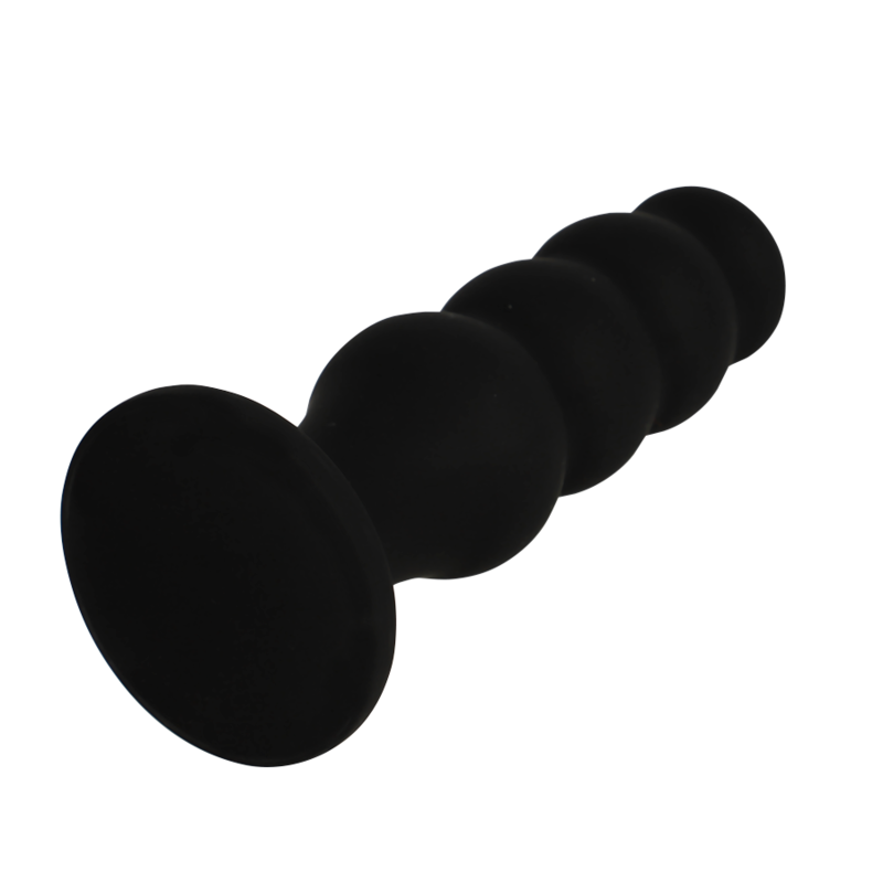 BLACK&SILVER - SCOTT PREMIUM SILIKON ANALPLUGG SVART