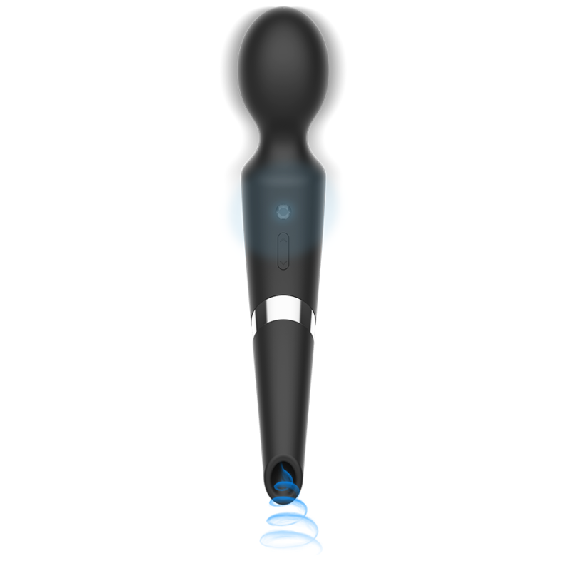 BLACK&SILVER Beck sugstav och massager 2 i 1 i silikon