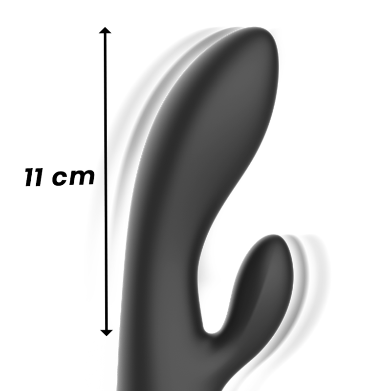 IBIZA Super Soft Rabbit Vibrator i svart och guld