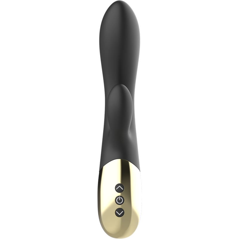 IBIZA Super Soft Rabbit Vibrator i svart och guld