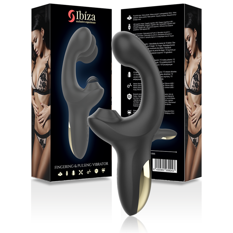 IBIZA Wave Suction Vibrator för klitorisk och G-punktsstimulering