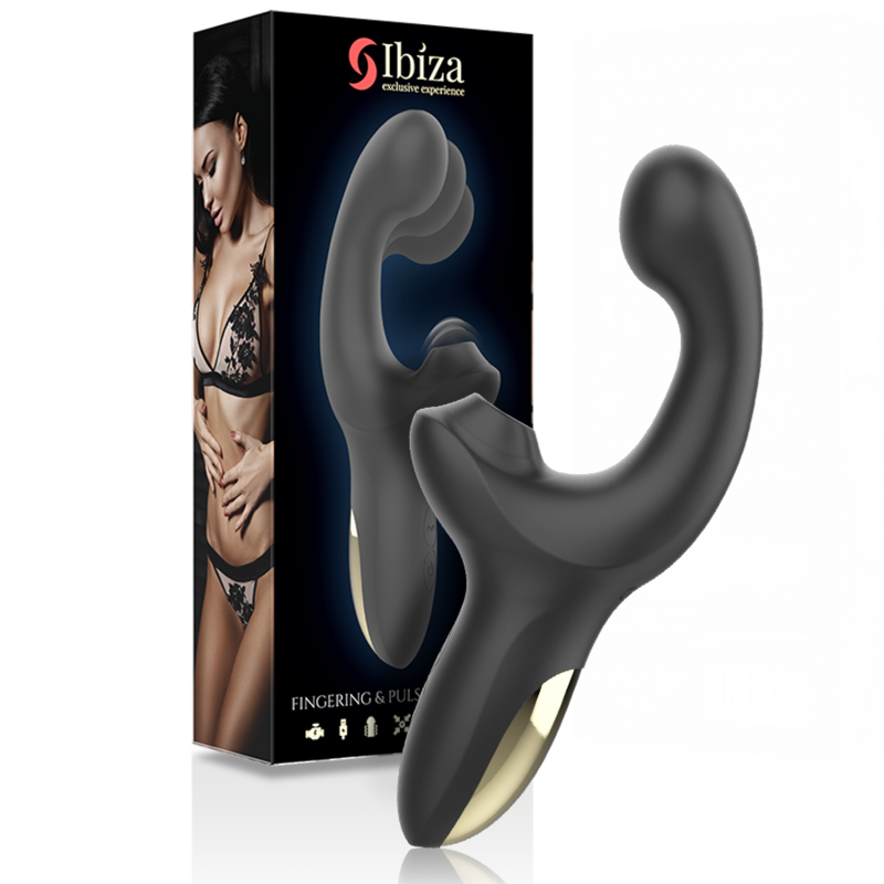 IBIZA Wave Suction Vibrator för klitorisk och G-punktsstimulering