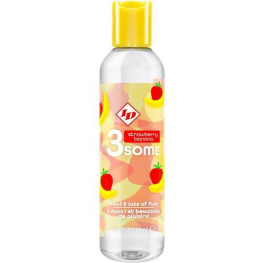 ID 3SOME jordgubb-banan flaska 4 FL OZ