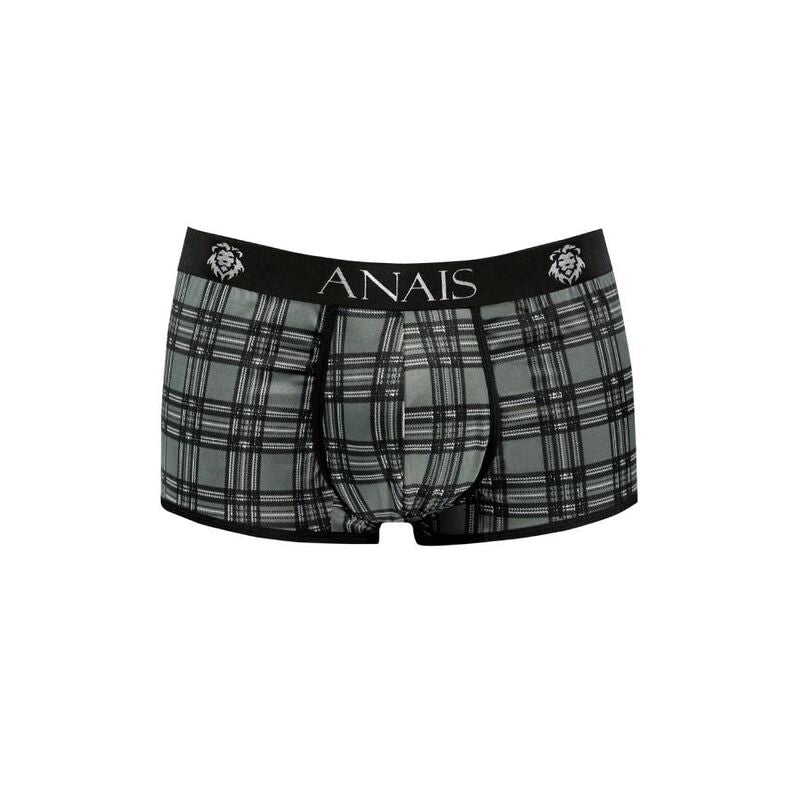 ANAIS MEN Balance Boxer S i svart, grått och vitt rutmönster