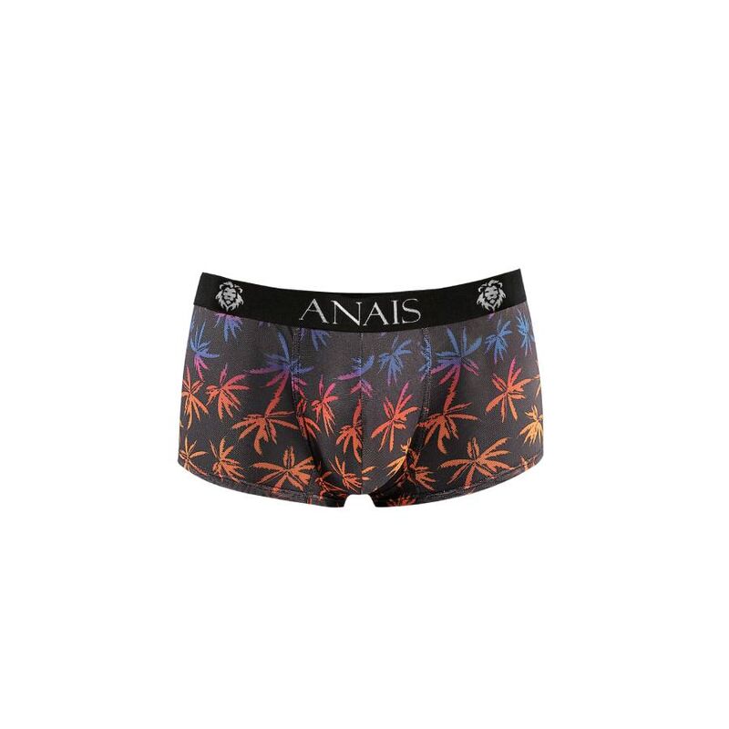 ANAIS MEN Chill Boxer S i svart tulle med färgglada tryck