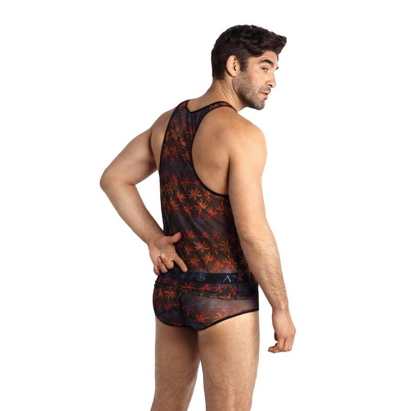 ANAIS MEN - CHILL TOP XL i mjuk svart tulle