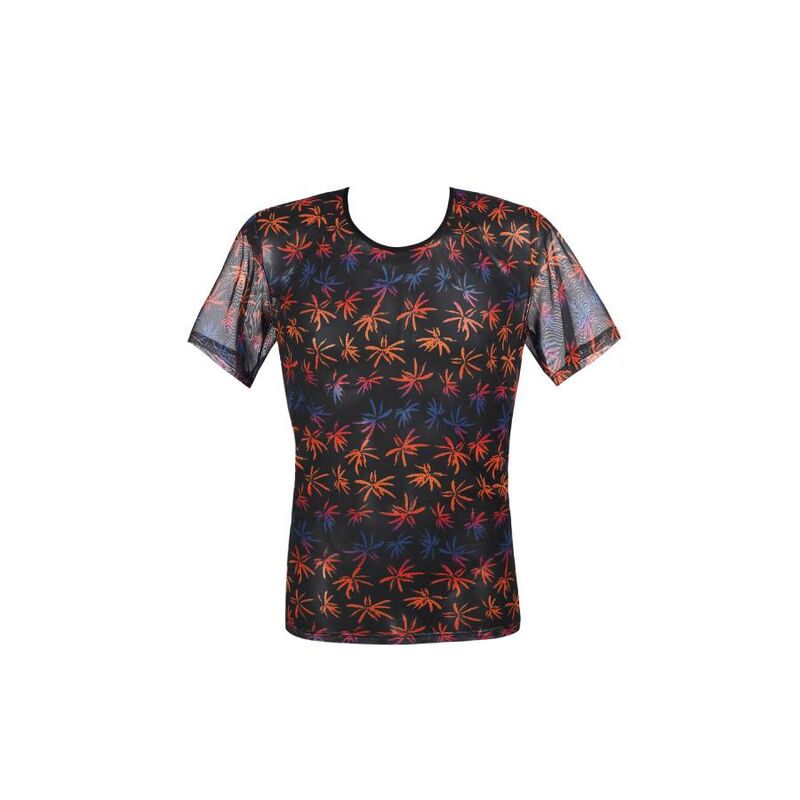 ANAIS MEN Chill T-shirt i svart med färgglad design