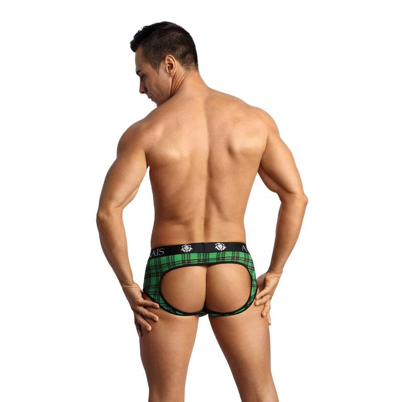 ANAIS MEN MAGIC JOCK BIKINI S i grön och svart lycra