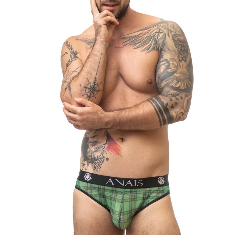 ANAIS MEN MAGIC SLIP S, sexiga herrunderkläder med rutigt mönster