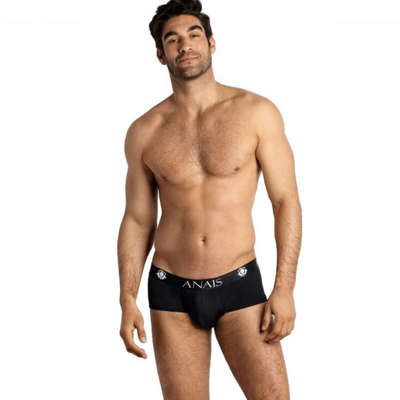 ANAIS MEN Petrol Brief XL i svart mikrofiber