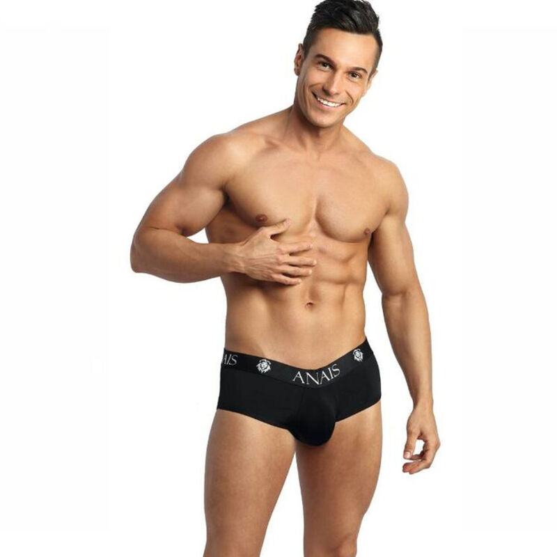 ANAIS MEN Petrol Jock Bikini L i svart mikrofiber