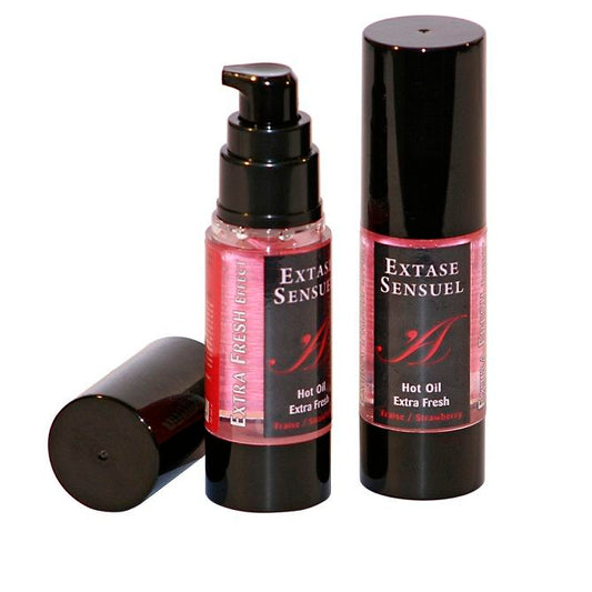 EXTASE SENSUAL massageolja med jordgubbe 30 ml