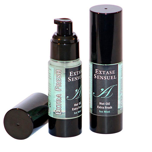 EXTASE SENSUAL massageolja med iseffekt 30 ml