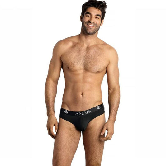 ANAIS MEN PETROL SLIP XL i svart mikrofiber