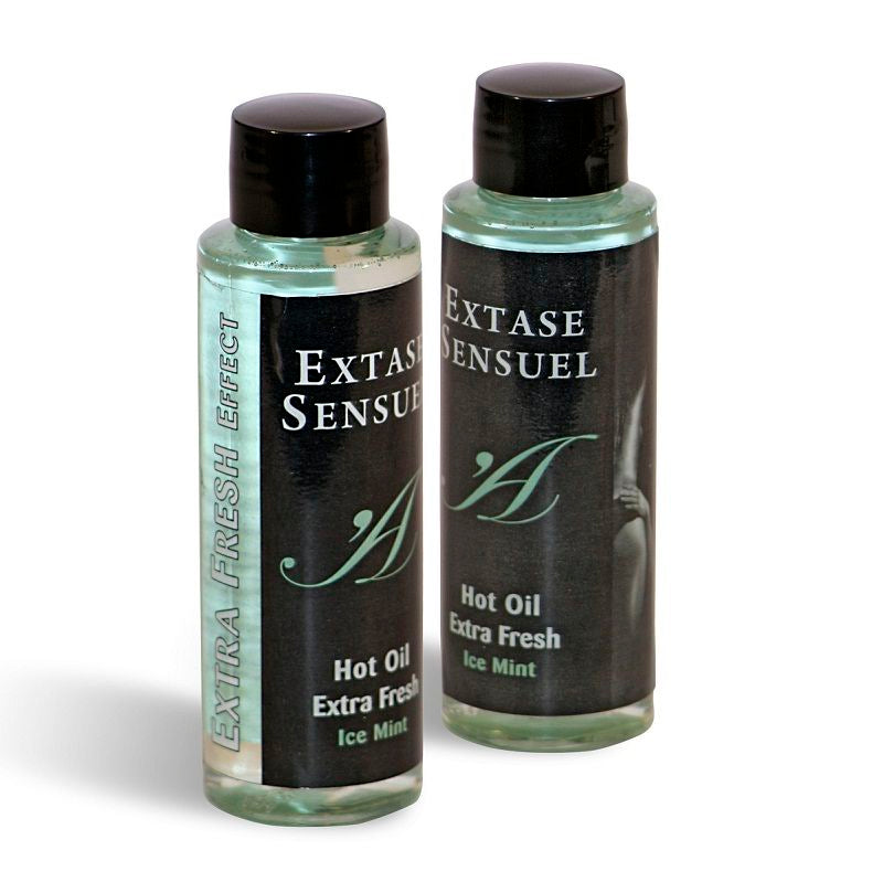 EXTASE SENSUAL massageolja med is-effekt 100 ml
