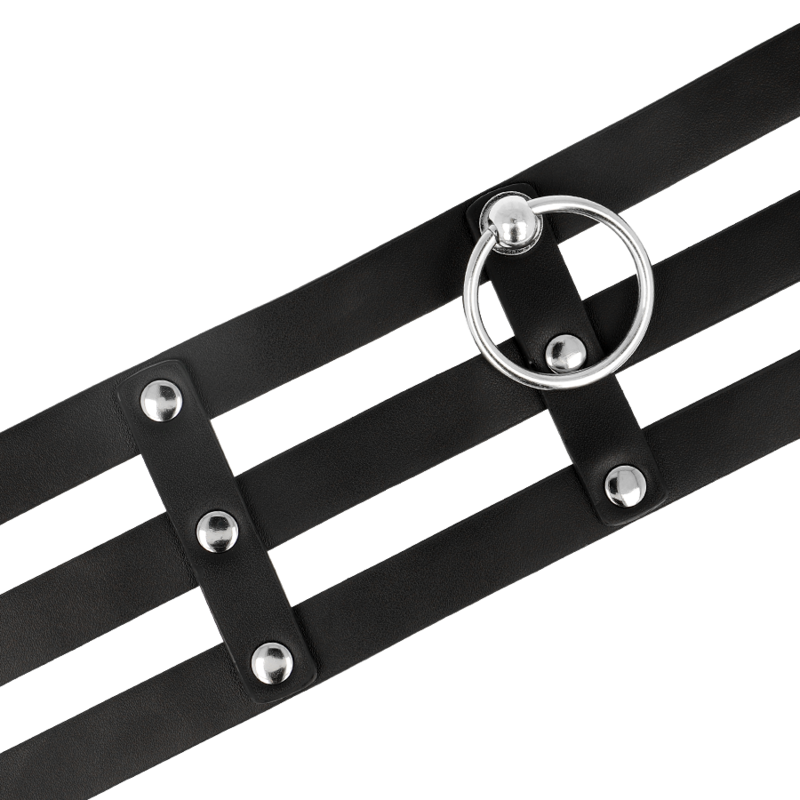 COQUETTE CHIC DESIRE - FETISH STYLE VEGANSK LÄDER CHOKER