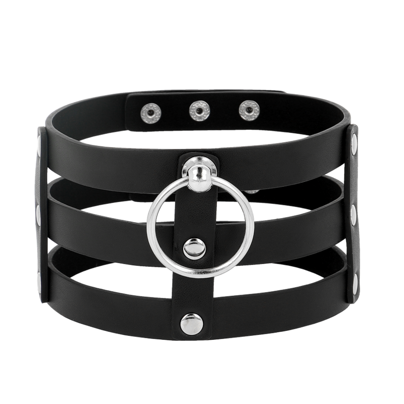 COQUETTE CHIC DESIRE - FETISH STYLE VEGANSK LÄDER CHOKER