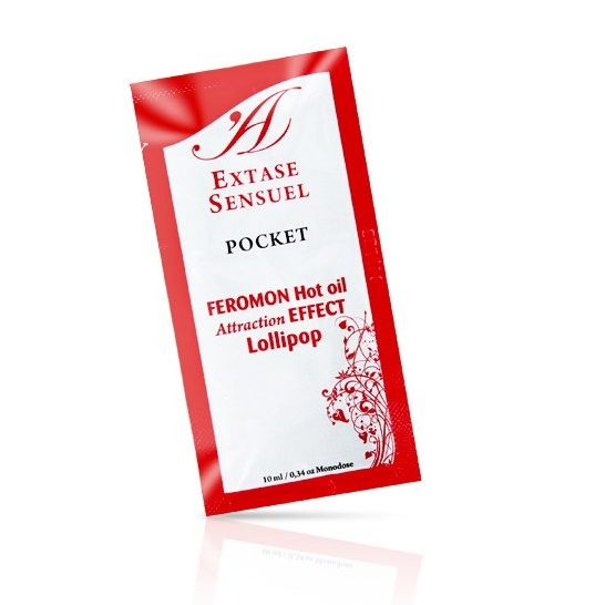 EXTASE SENSUAL massageolja med feromoner Lollipop 10 ml