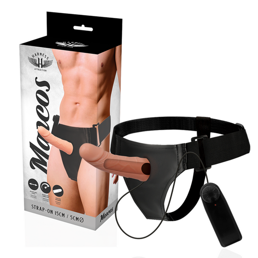 HARNESS ATTRACTION - RNES HOLLOW FRAMES MED VIBRATOR 15 CM -O- 5 CM