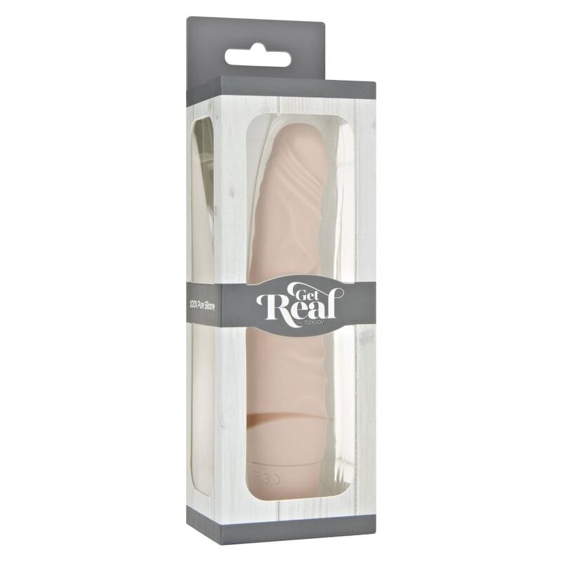 GET REAL Mini Classic Slim Vibrator i hudfärg